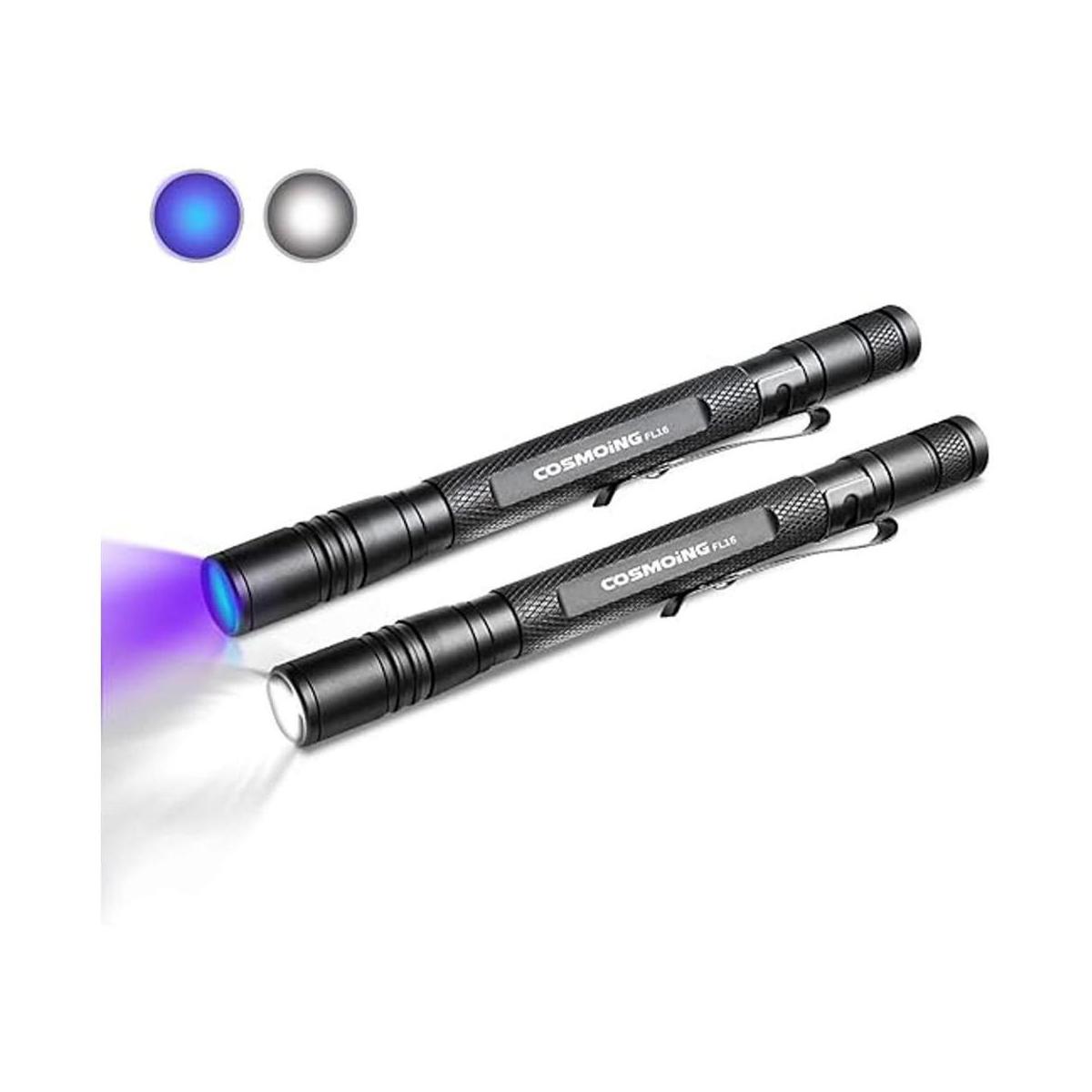 Linterna UV 395 nm linterna de bolígrafo de luz negra