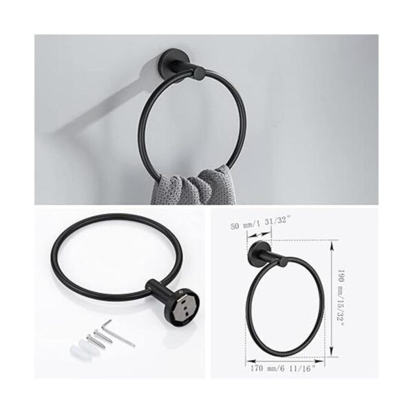 Lairuier Juego de accesorios de baño acero inoxidable