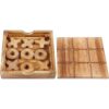 Glintoper Tic Tac Toe Juego de mesas 4 en una fila