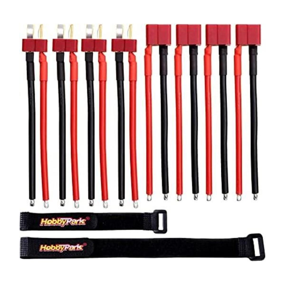 Hobbypark Conector en T hembra y macho Deans con 14 AWG
