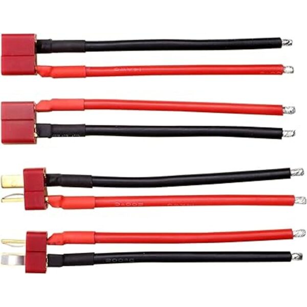 Hobbypark Conector en T hembra y macho Deans con 14 AWG_5
