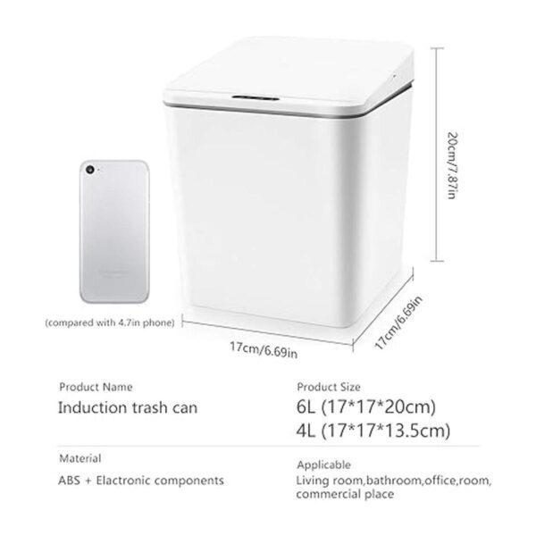 FEBHBRQ Touchless Mini cubo de basura para encimera_2
