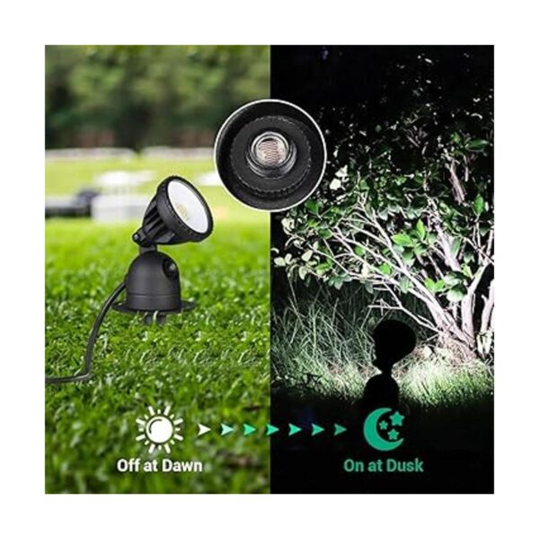 EDISHINE Foco LED para exteriores impermeable sensor de_2