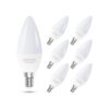 Paquete de 6 bombillas LED E12 para ventilador de techo
