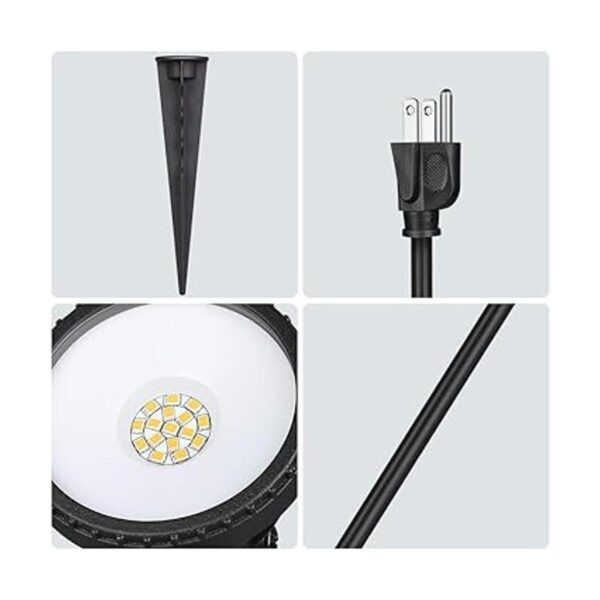 EDISHINE Foco LED para exteriores impermeable sensor de_5