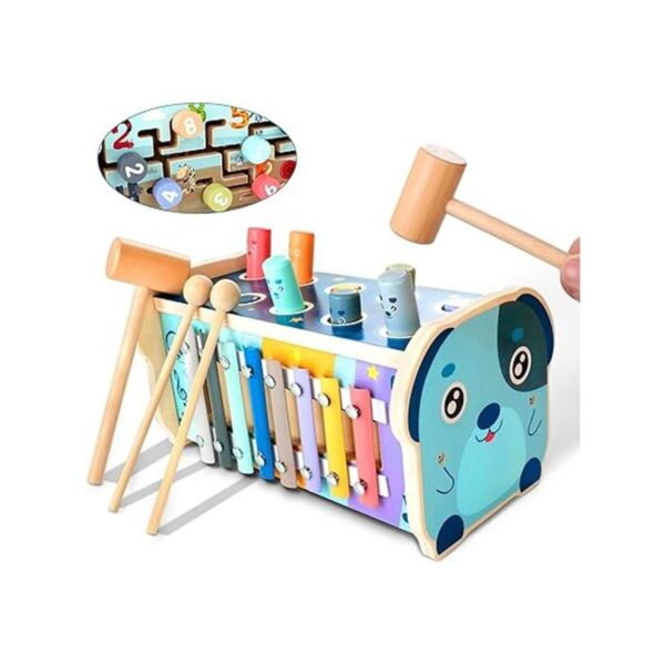 KIDWILL Montessori Juguete de martillo de madera para_2