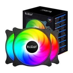 PCCOOLER Ventilador de carcasa de 4.724 in paquete de 3_1