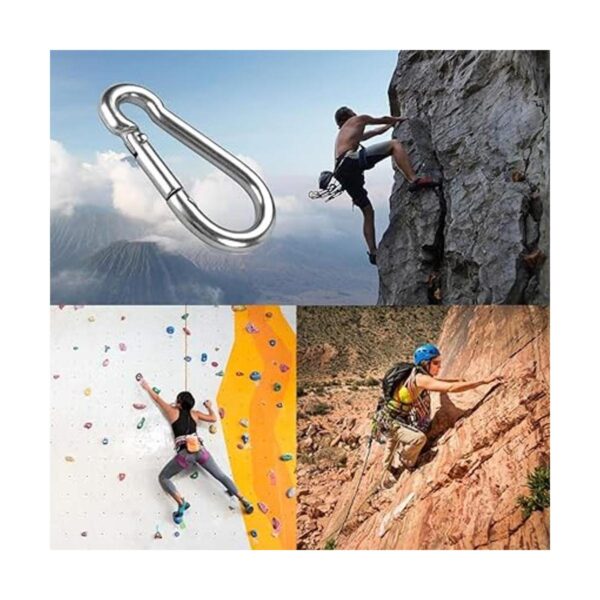 GRANDBUY Large Spring Snap Hook Carabiner 304 Stainless_6