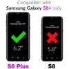 Asuwish Funda tipo cartera para Samsung Galaxy S8_2