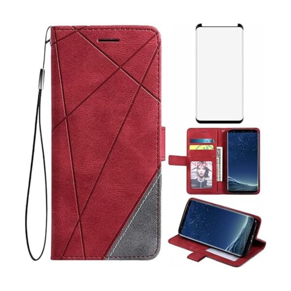 Asuwish Funda tipo cartera para Samsung Galaxy S8_1
