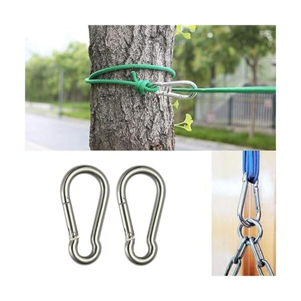 GRANDBUY Large Spring Snap Hook Carabiner 304 Stainless_4