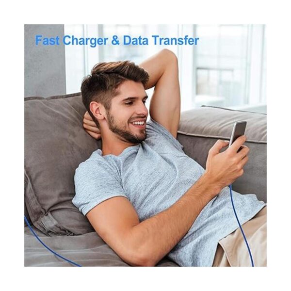 Cable micro USB de 11.5 ft cargador de teléfono Android_6