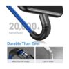 Cable micro USB de 11.5 ft cargador de teléfono Android_3