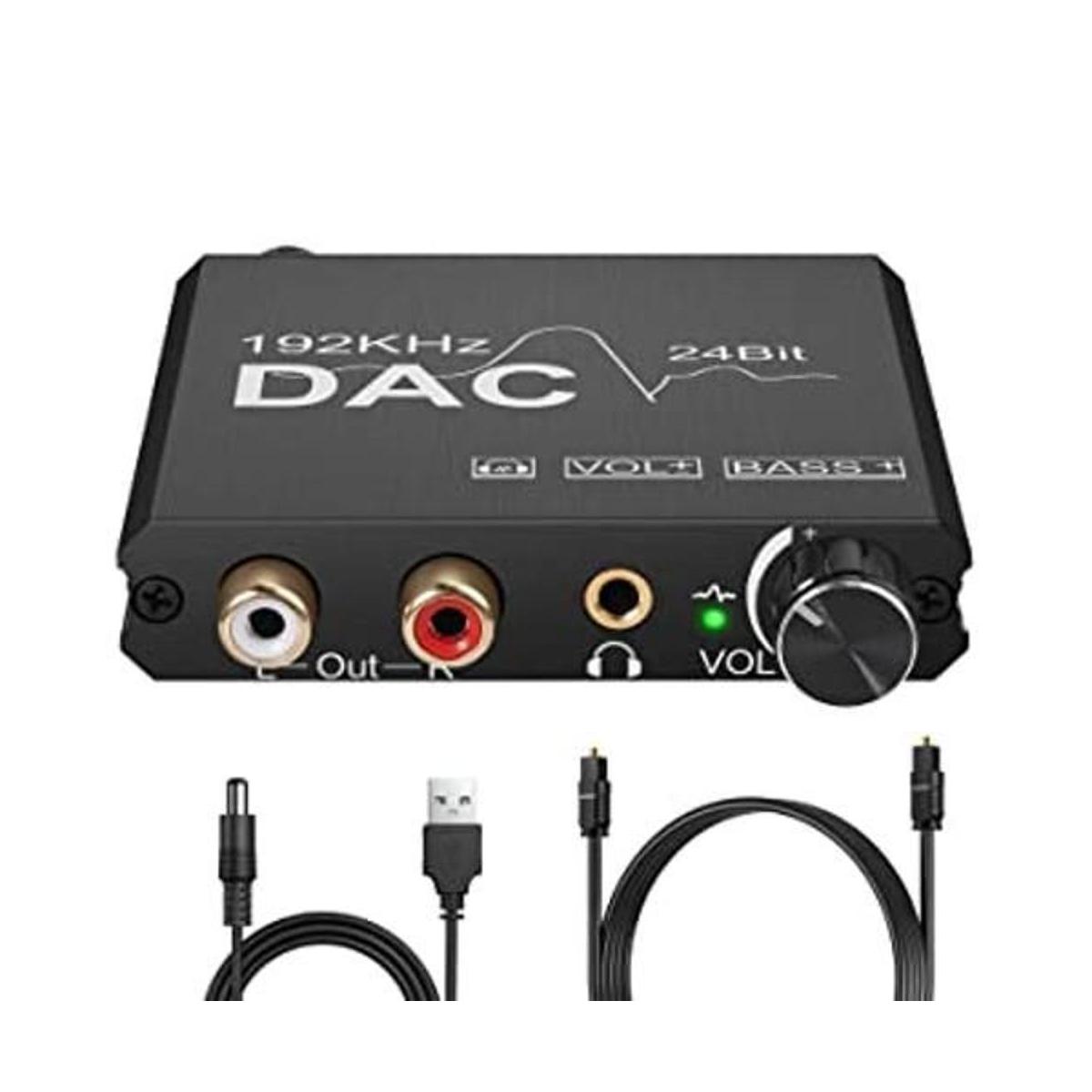 CAMWAY Convertidor de audio digital a analógico de 192 kHz