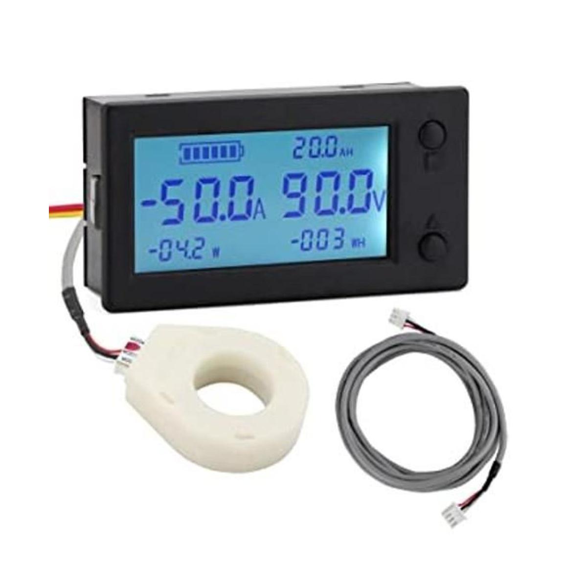 DROK Monitor de batería medidor de voltios potencia de