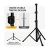 Anillo de luz con soporte y soporte para teléfono luz LED_4