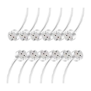 Noobibaba Juego de 12 conectores para bombillas G4 GU5.3_1