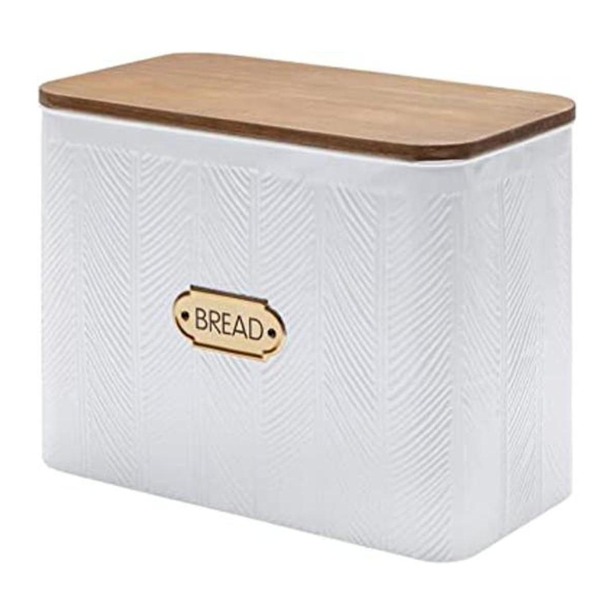 NIKKY HOME Caja de pan extra grande que ahorra espacio con