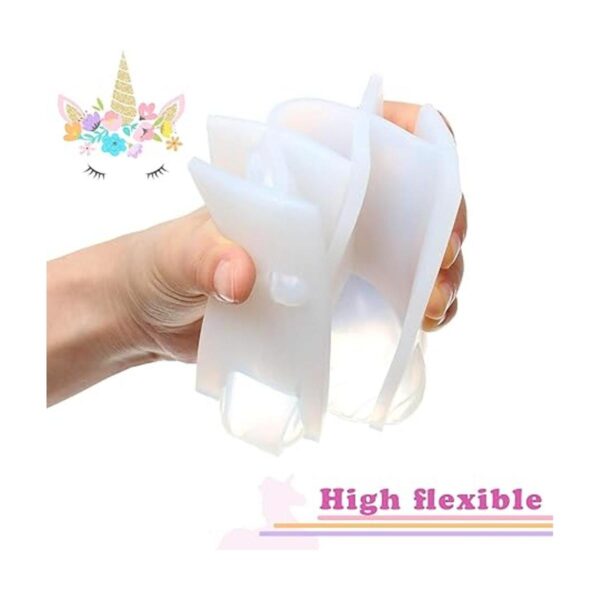 Molde de silicona 3D unicornio forma de unicornio resina