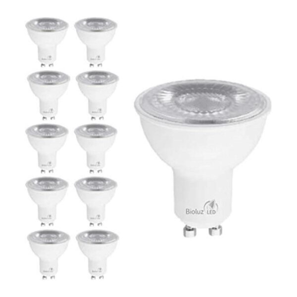 Bioluz Paquete de 10 bombillas LED GU10 regulables 3000_1