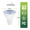 Bioluz Paquete de 10 bombillas LED GU10 regulables 3000_2
