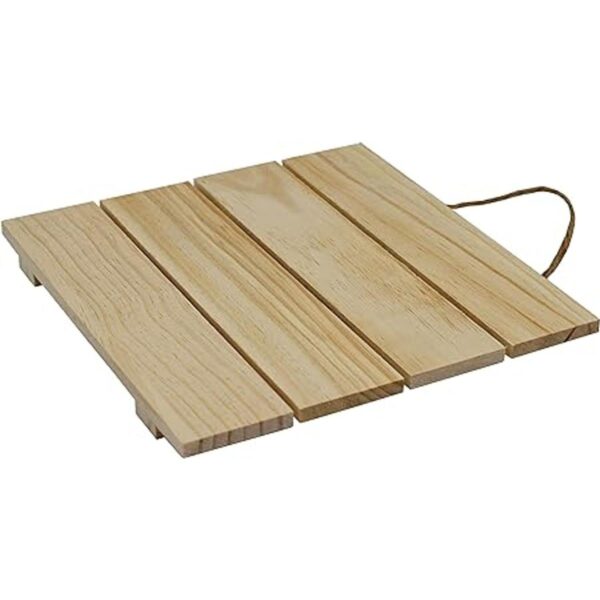 Creative Hobbies Placa colgante de madera sin terminar de_3