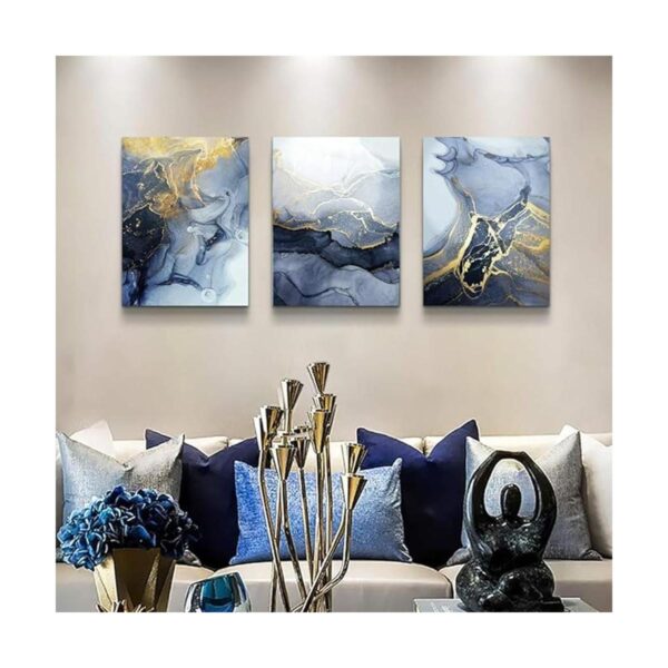 Decoración abstracta de pared para sala de estar_4