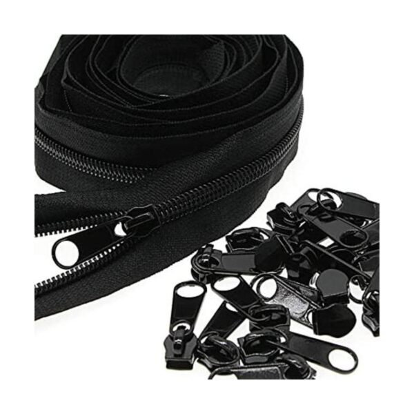 Leekayer The Yards Cremalleras de nailon negro 5 a