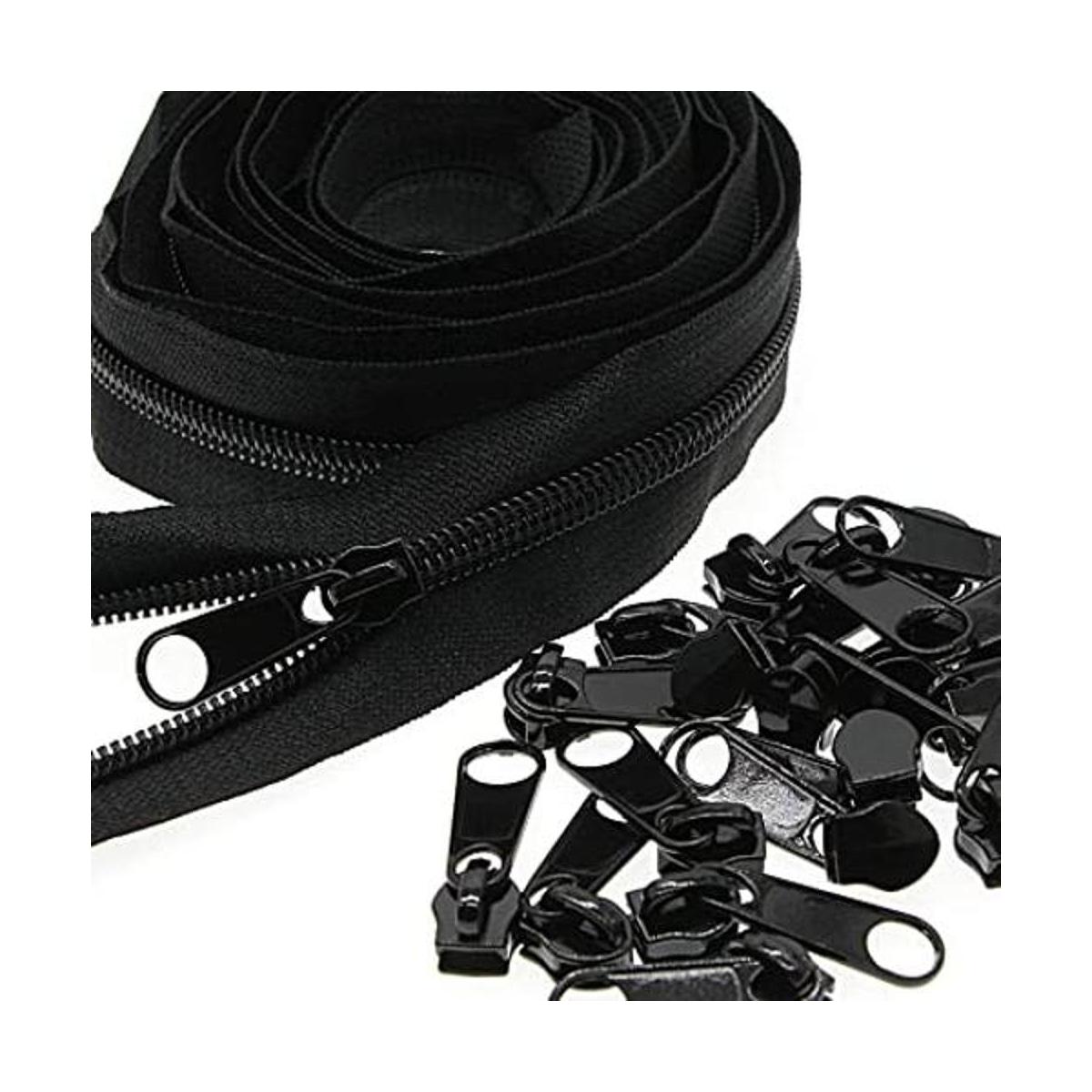 Leekayer The Yards Cremalleras de nailon negro 5 a