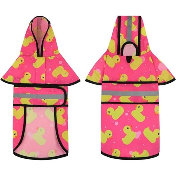 HDE Impermeable con capucha para perros y cachorros_4