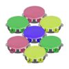 ArtCreativity Panderetas de neón para niños juego de 12_1