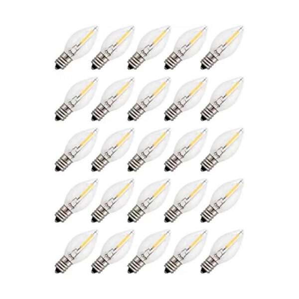 Paquete de 25 bombillas LED de repuesto C7 4 W 5 W 6 W_1