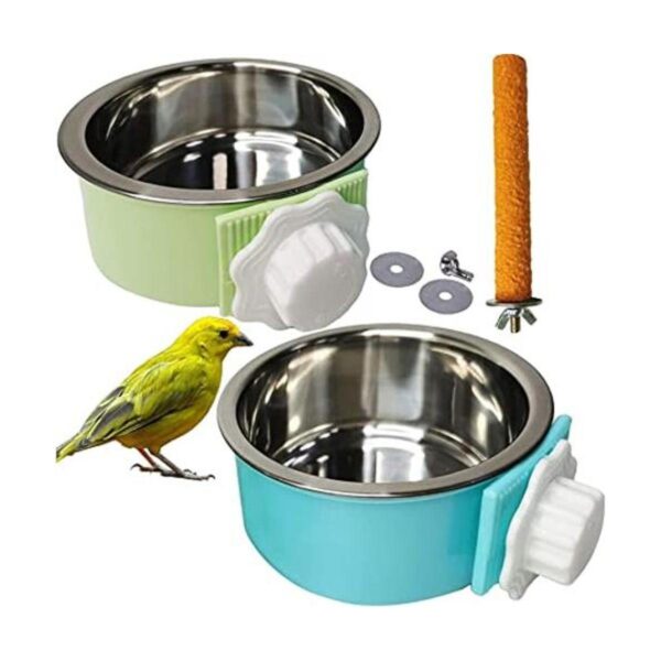 Recipientes de alimentación de pájaros soporte de perca