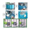 Recipientes de alimentación de pájaros soporte de perca