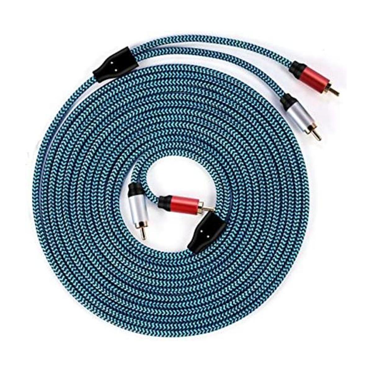 Cable RCA 2RCA a 2RCA 15 pies cable RCA Hftywy 2RCA macho