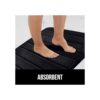 Gorilla Grip Alfombra de baño de espuma viscoelástica de_4