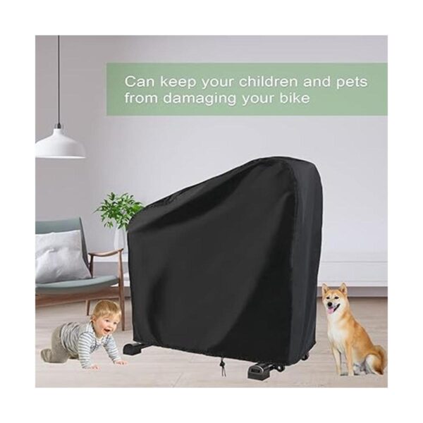 Rilime Funda para bicicleta de ejercicio cubierta_6