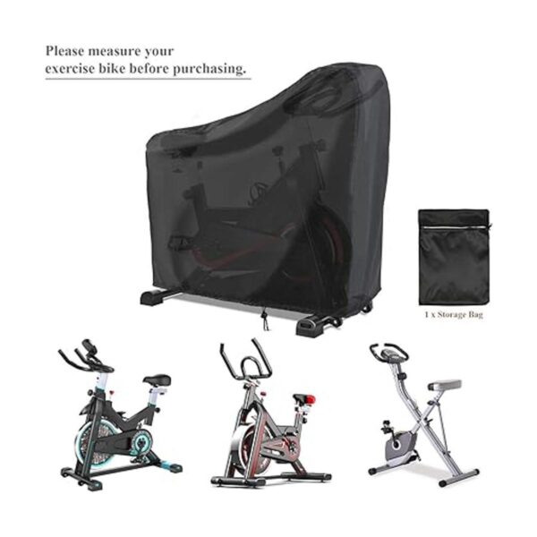 Rilime Funda para bicicleta de ejercicio cubierta_5