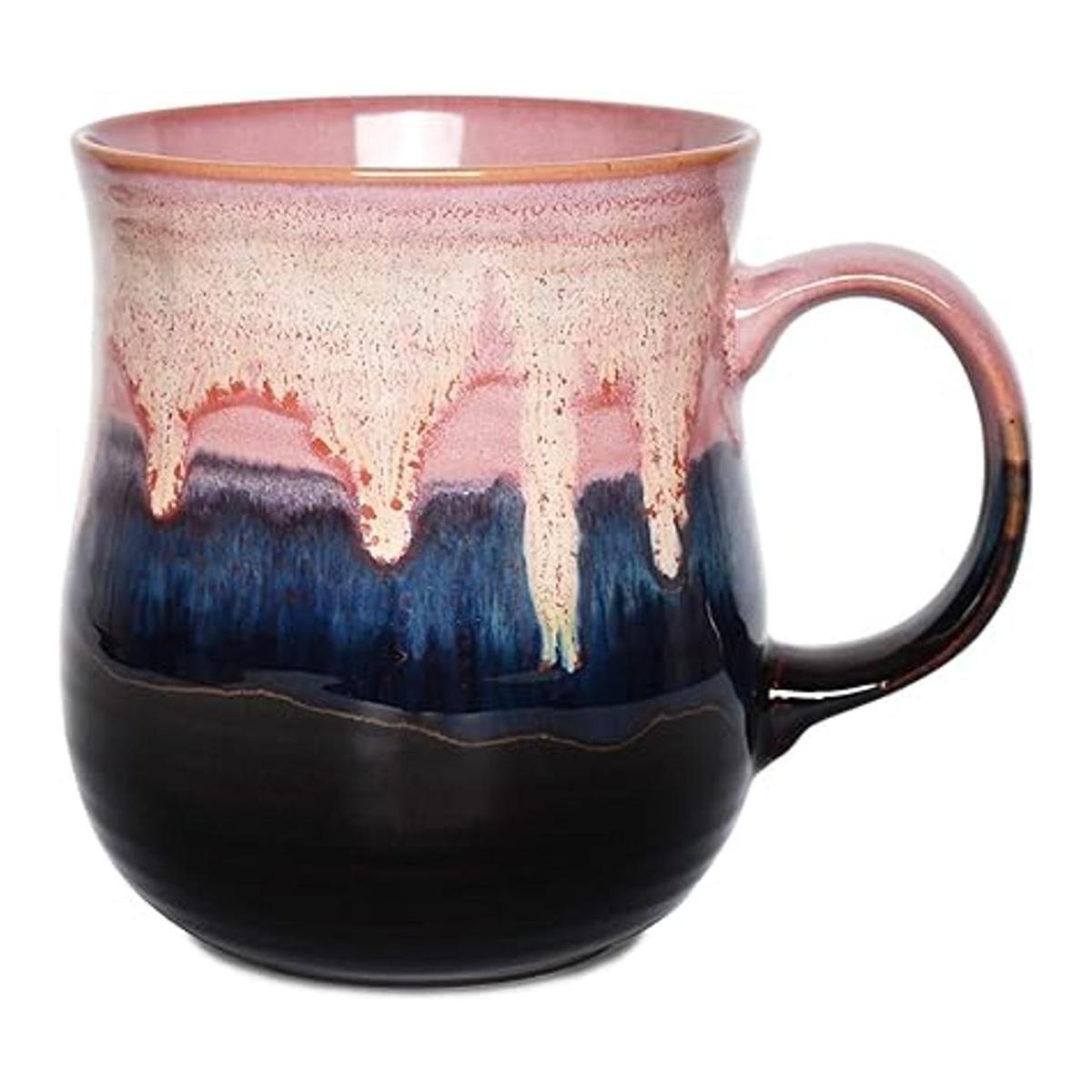 Bosmarlin Taza de café grande de cerámica taza de té