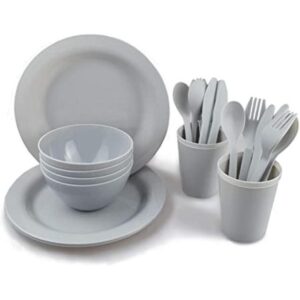 Platos de plástico para dormitorio universitario juego de
