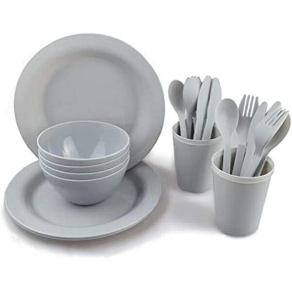 Platos de plástico para dormitorio universitario juego de