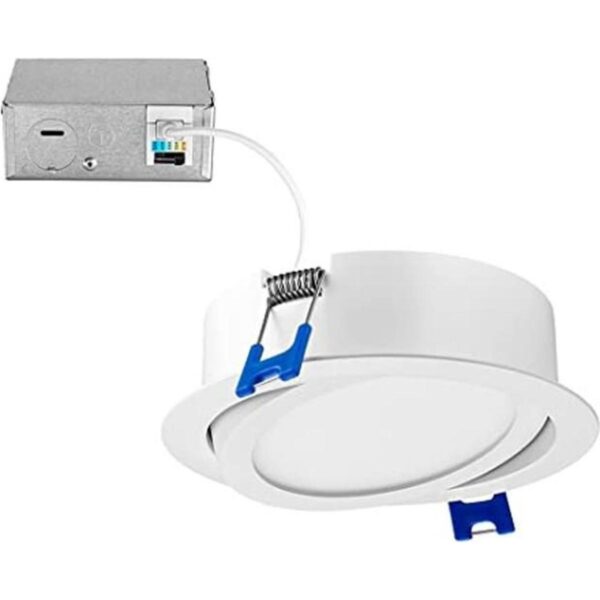 Maxxima Downlight LED empotrable ultrafino de 4 pulgadas._1