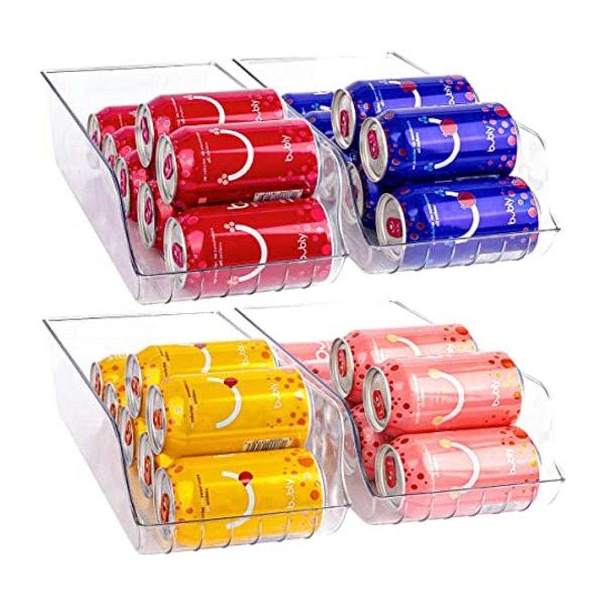 Organizador de latas de soda dispensador de plástico