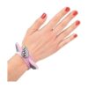 ArtCreativity Pulseras de unicornio de felpa para niños_4