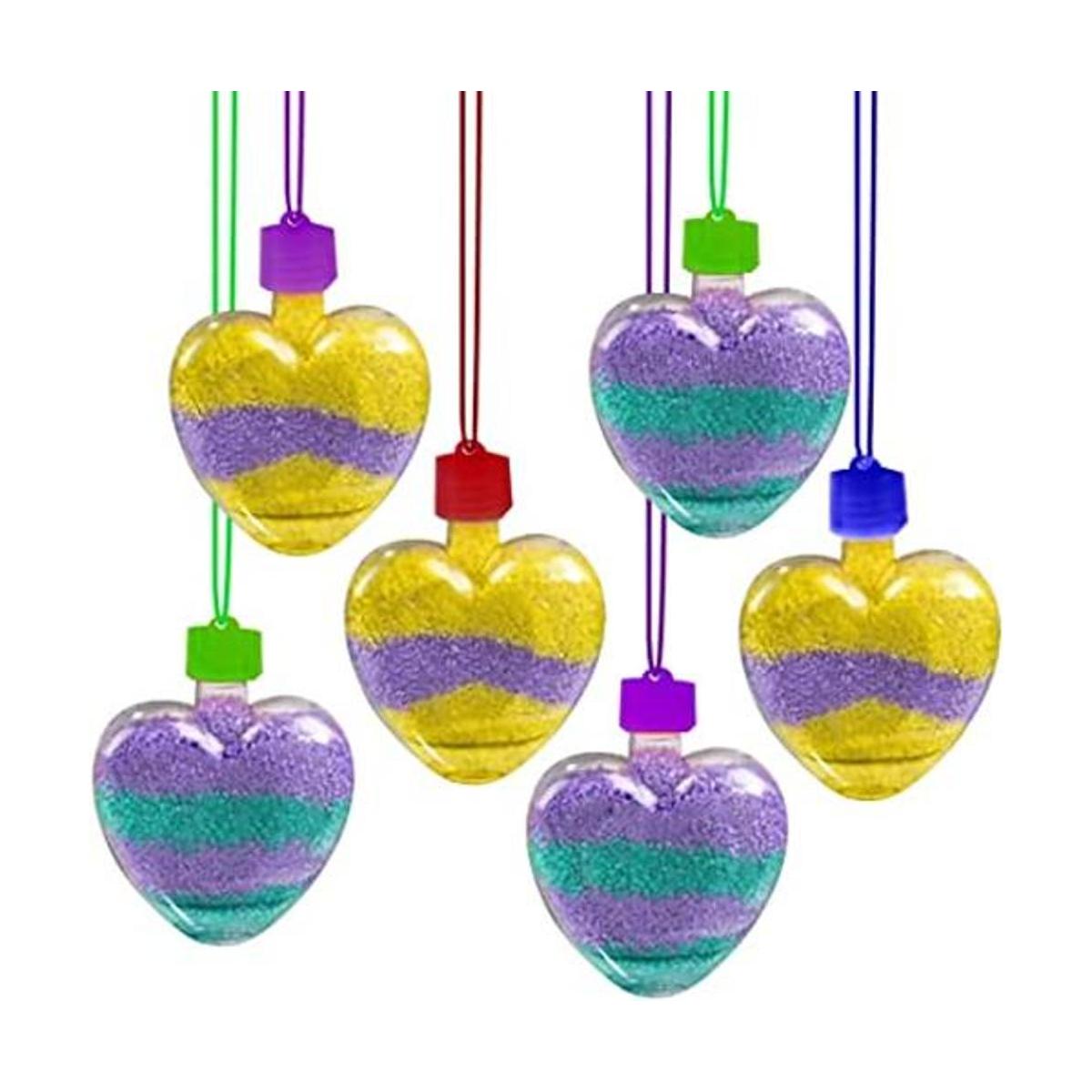 ArtCreativity Sand Art Juego de 12 collares para botellas