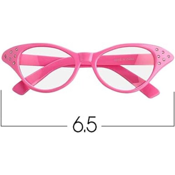 ArtCreativity Retro Cat Eye Glasses with Rhinestones Pack_3