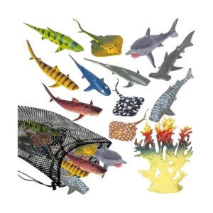 ArtCreativity Tiburones y Rayos en bolsa de malla paquete