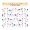 ArtCreativity Unicornios doblables juego de 24 figuras_2