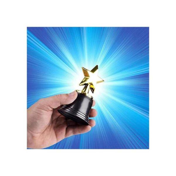 ArtCreativity Trofeos de estrella de plástico dorado para_4
