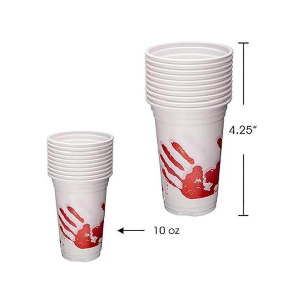 ArtCreativity Vasos de plástico para fiesta de Halloween